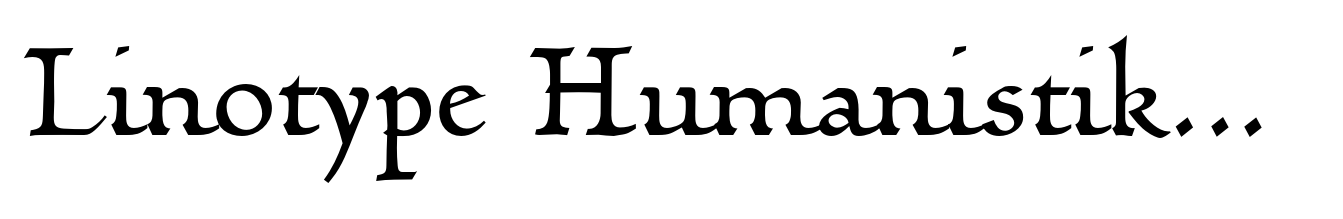 Linotype Humanistika Pro Regular